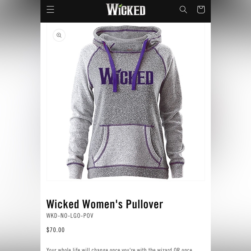 From Broadway-Wicked Women’s Hoodie